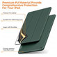 FixPremium - Étui à rabat en silicone pour iPad Pro 11" (3e, 4e génération), noir