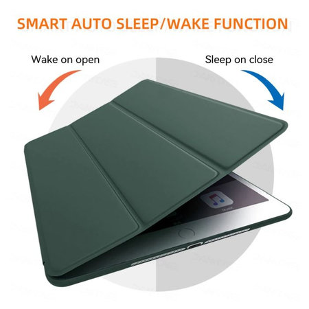 FixPremium - Étui à rabat en silicone pour iPad Pro 11" (3e, 4e génération), noir