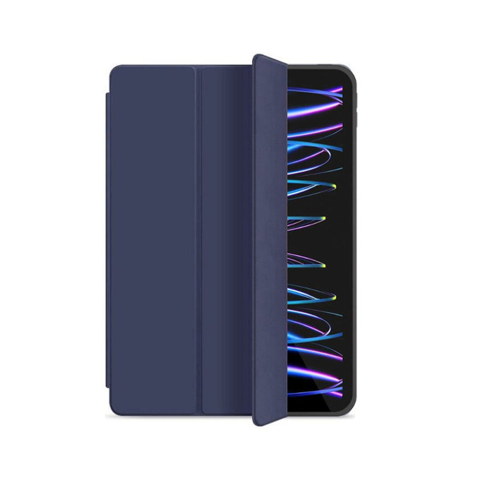 FixPremium - Étui à rabat en silicone pour iPad Pro 11" (3e, 4e génération), bleu