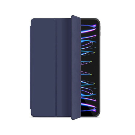 FixPremium - Étui à rabat en silicone pour iPad Pro 12,9" (4e, 5e génération), bleu