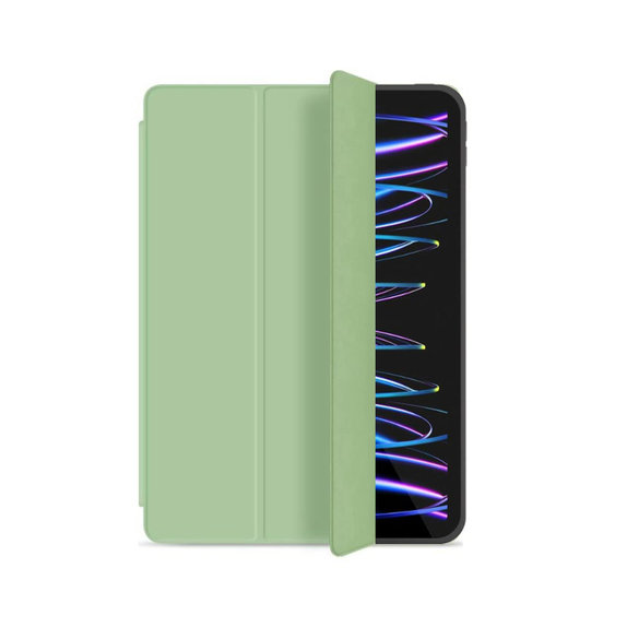 FixPremium - Étui à rabat en silicone pour iPad Pro 12,9" (4e, 5e génération), vert
