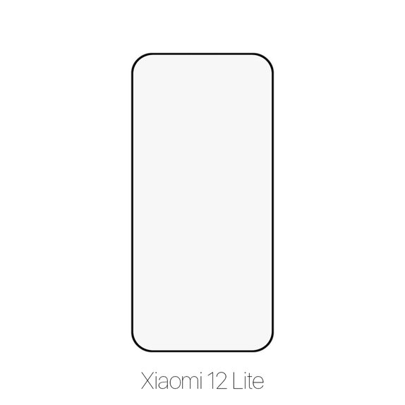 FixPremium FullCover Glass - Verre trempé pour Xiaomi 12 Lite, noir