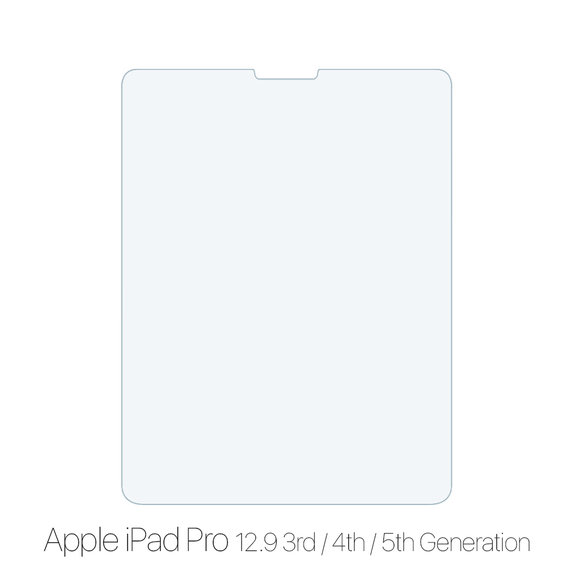 FixPremium Glass - Verre trempé pour Apple iPad Pro 12,9" (3e génération 2018, 4e génération 2020, 5e génération 2021, 6e génération 2022)