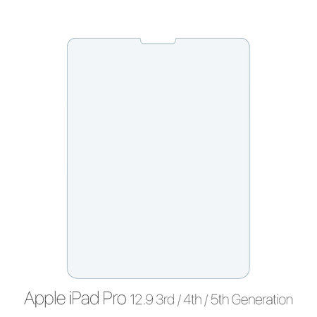 FixPremium Glass - Verre trempé pour Apple iPad Pro 12,9" (3e génération 2018, 4e génération 2020, 5e génération 2021, 6e génération 2022)