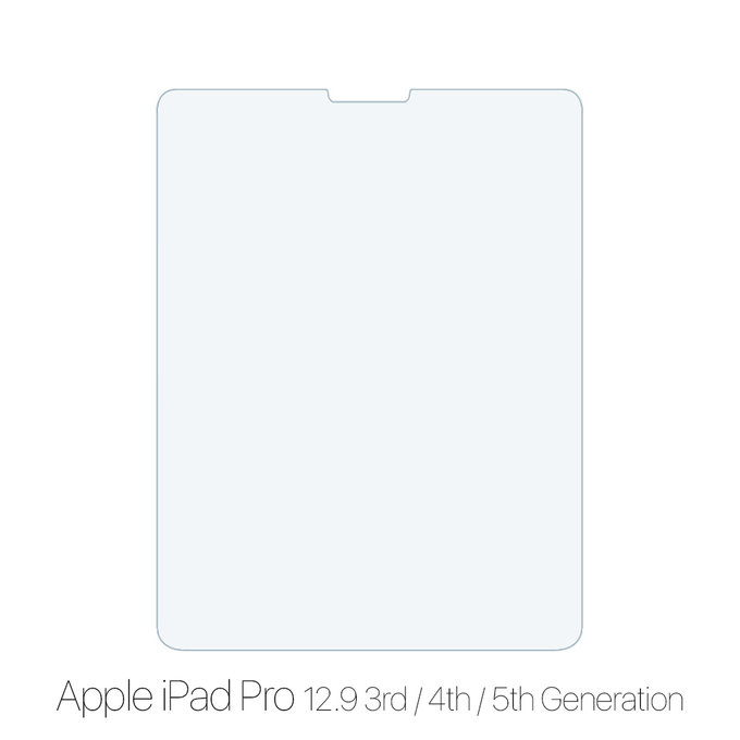 FixPremium Glass - Verre trempé pour Apple iPad Pro 12,9" (3e génération 2018, 4e génération 2020, 5e génération 2021, 6e génération 2022)