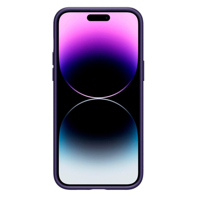 Spigen - Étui Liquid Air pour iPhone 14 Pro, Deep Purple