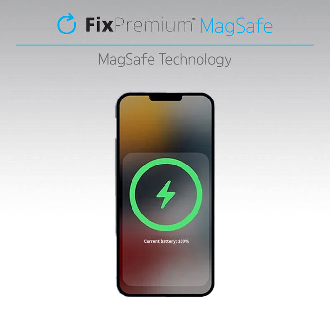 FixPremium - MagSafe PowerBank 5000 mAh, noir