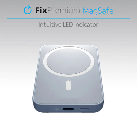 FixPremium - MagSafe PowerBank 5000 mAh, blanc