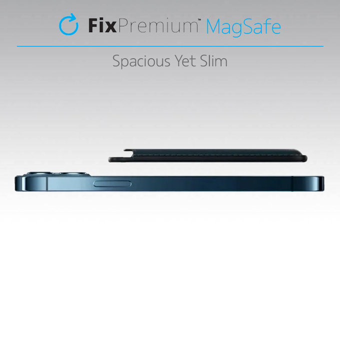 FixPremium - Portefeuille MagSafe, noir