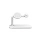 FixPremium - Support MagSafe 3en1 pour iPhone, Apple Watch et AirPods, blanc