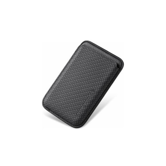 FixPremium - Portefeuille MagSafe Carbon, noir