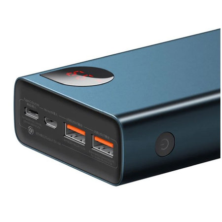 Baseus - PowerBank 65W 20 000 mAh, bleu