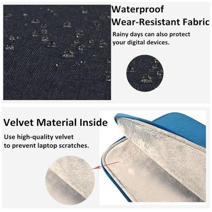 FixPremium - Sacoche pour ordinateur portable 16", noir