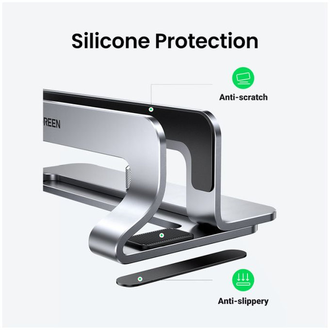 UGREEN - Support pour ordinateur portable, gris