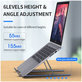 UGREEN - Support pour ordinateur portable, argent