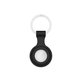 FixPremium - Porte-clés en silicone pour AirTag, noir
