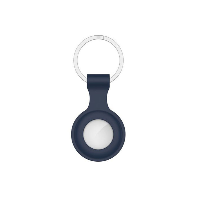 FixPremium - Porte-clés en silicone pour AirTag, bleu