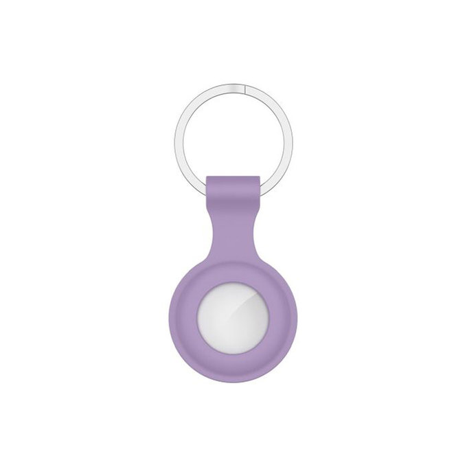 FixPremium - Porte-clés en silicone pour AirTag, violet