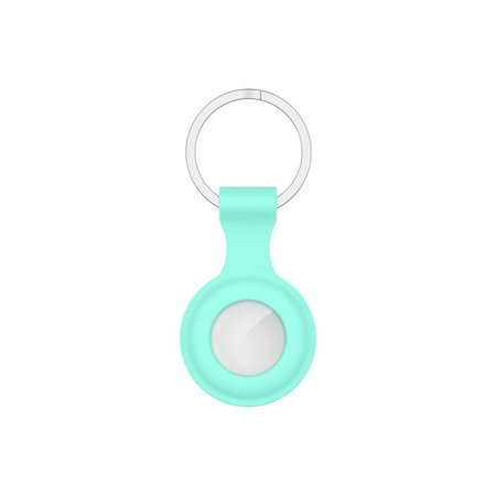 FixPremium - Porte-clés en silicone pour AirTag, turquoise