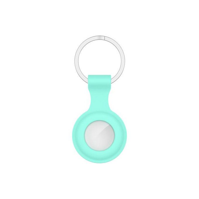 FixPremium - Porte-clés en silicone pour AirTag, turquoise