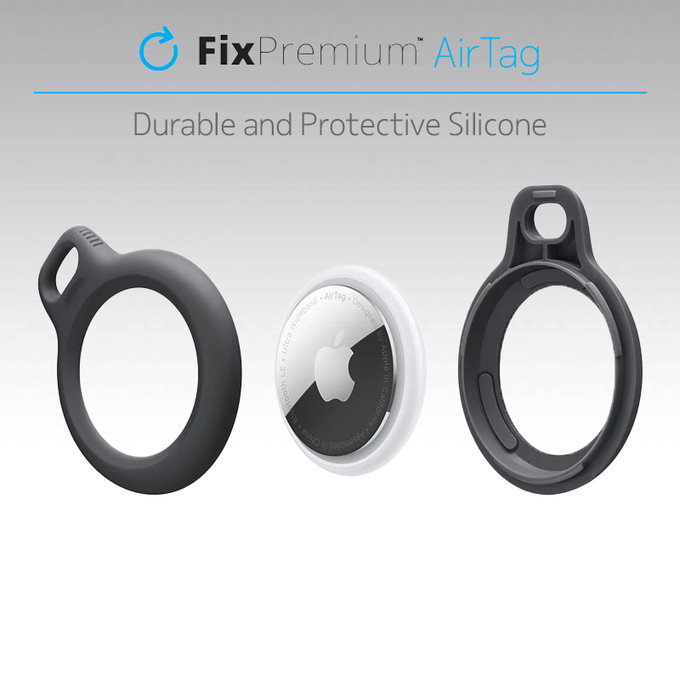 FixPremium - Étui s String pour AirTag, noir