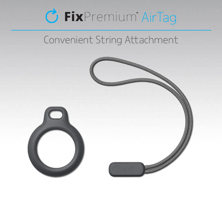 FixPremium - Étui s String pour AirTag, noir