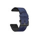 FixPremium - Bracelet en cuir pour Garmin (QuickFit 22 mm), bleu