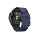 FixPremium - Bracelet en cuir pour Garmin (QuickFit 26mm), bleu
