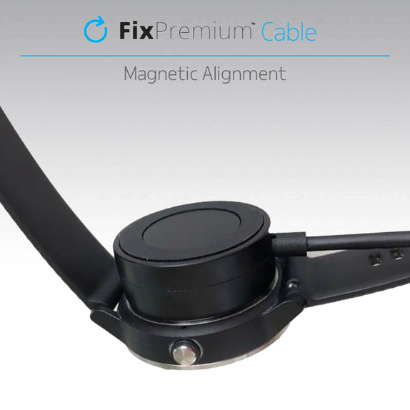 FixPremium - Station de recharge pour montre Garmin, noir