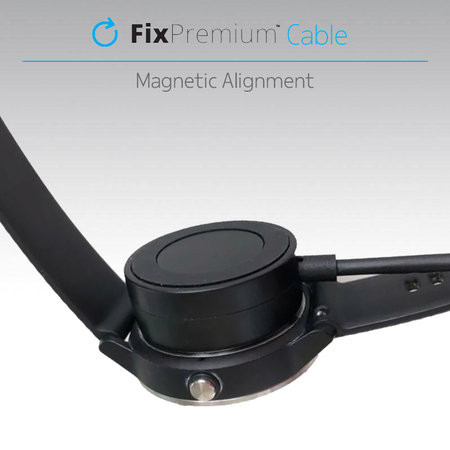 FixPremium - Station de recharge pour montre Garmin, noir