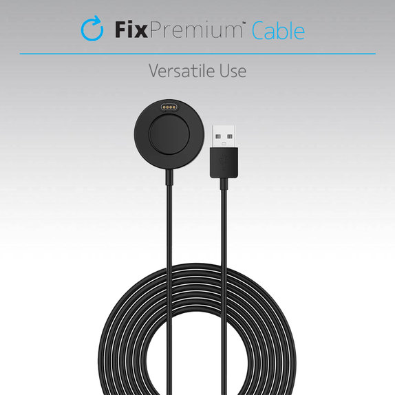 FixPremium - Station de recharge pour montre Garmin, noir