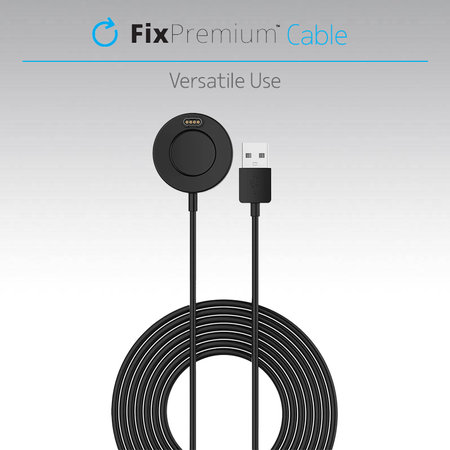 FixPremium - Station de recharge pour montre Garmin, noir