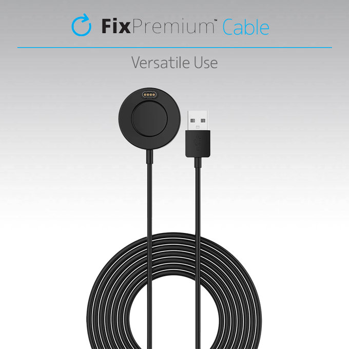 FixPremium - Station de recharge pour montre Garmin, noir