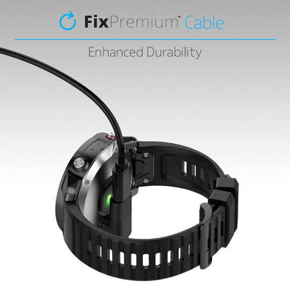 FixPremium - Réduction USB-C pour port Garmin pour montre, noir