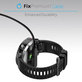 FixPremium - Réduction USB-C pour port Garmin pour montre, noir