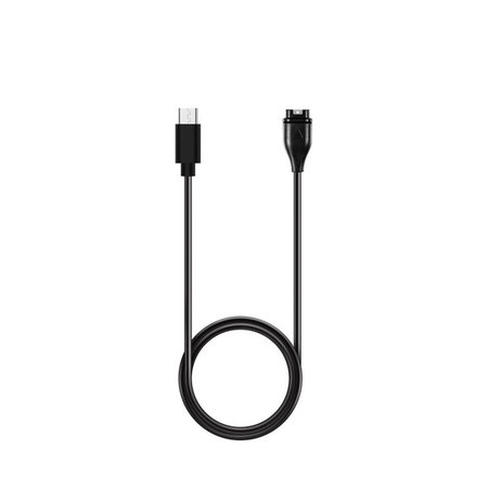 FixPremium - Câble de chargement USB-C pour montre Garmin, noir