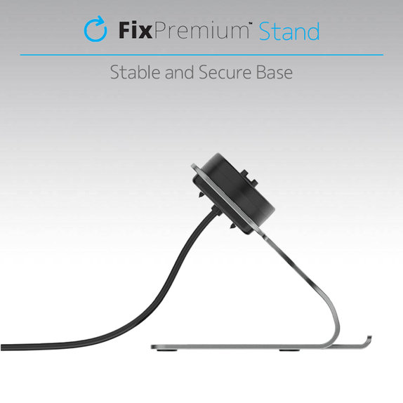 FixPremium - Support de chargement pour montre Garmin, gris sidéral