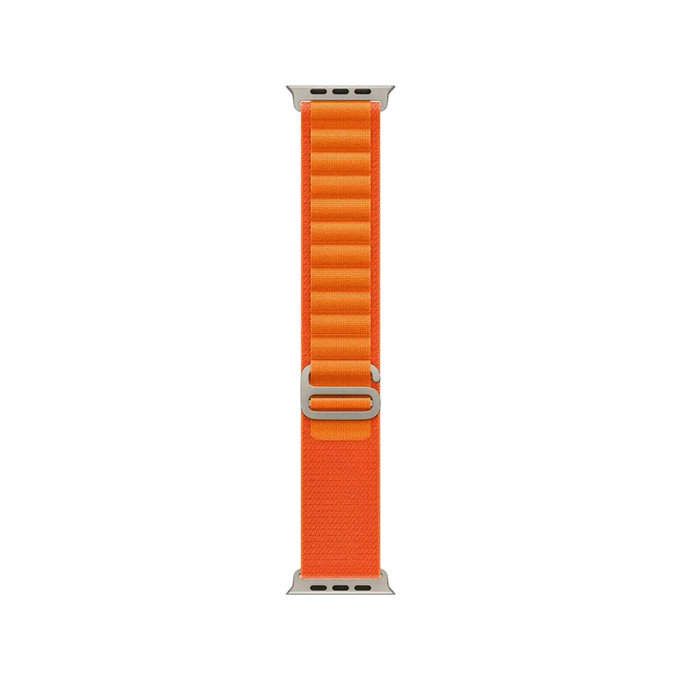 FixPremium - Bracelet Alpine Loop pour Apple Watch (38, 40 et 41 mm), orange