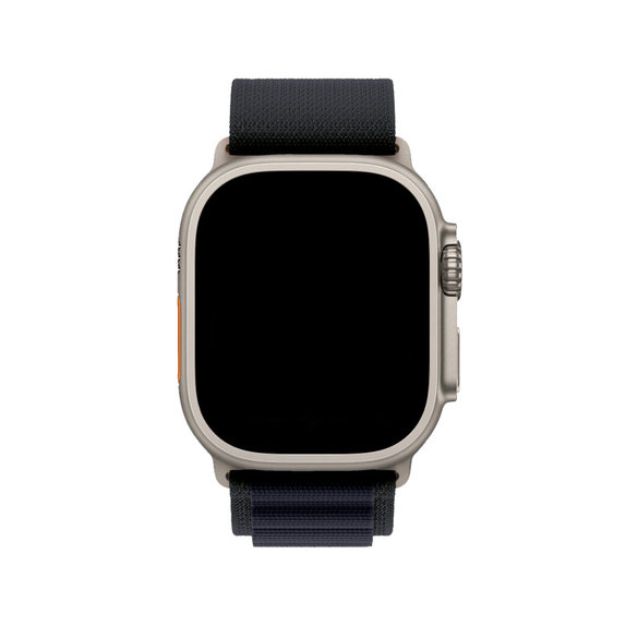 FixPremium - Bracelet Alpine Loop pour Apple Watch (42, 44, 45 et 49 mm), noir
