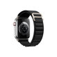 FixPremium - Bracelet Alpine Loop pour Apple Watch (42, 44, 45 et 49 mm), noir