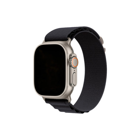 FixPremium - Bracelet Alpine Loop pour Apple Watch (42, 44, 45 et 49 mm), noir