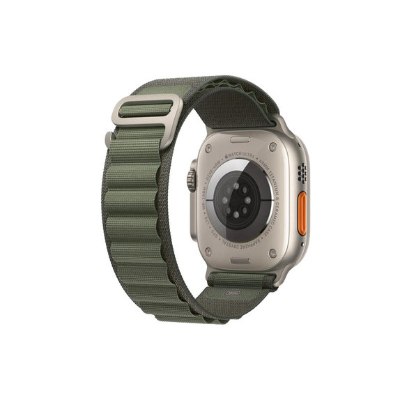 FixPremium - Bracelet Alpine Loop pour Apple Watch (42, 44, 45 et 49 mm), vert