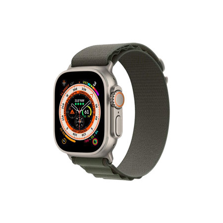 FixPremium - Bracelet Alpine Loop pour Apple Watch (42, 44, 45 et 49 mm), vert