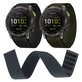 FixPremium - Bracelet en nylon pour Garmin (22 mm), noir