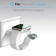 FixPremium - Chargeur USB portable pour Apple Watch, blanc