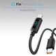 FixPremium - Câble USB-C / USB Fonction Power Delivery (1m), noir