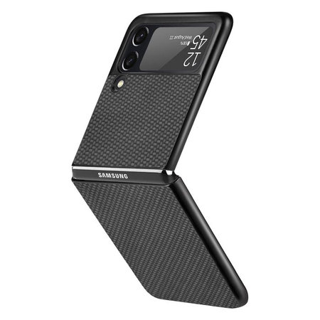 FixPremium - Coque Carbone pour Samsung Galaxy Z Flip 4, noir