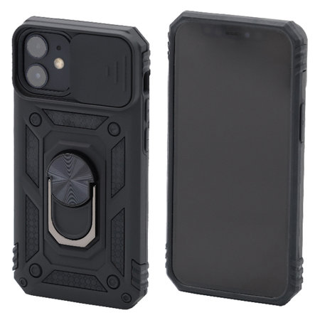 FixPremium - Étui CamShield pour iPhone 12 mini, noir