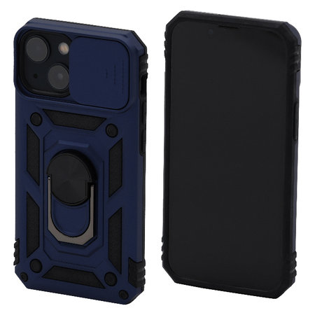 FixPremium - Coque CamShield pour iPhone 13 mini, bleue