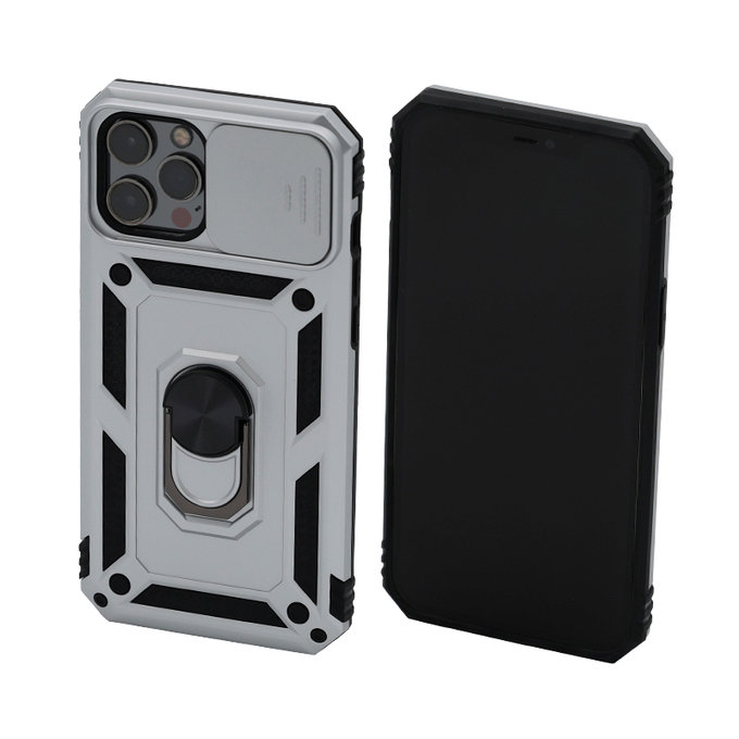 FixPremium - Coque CamShield pour iPhone 12 Pro Max, blanc